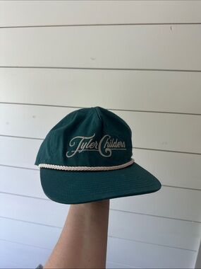 Tyler Childers Teal Rope-Trim Baseball Cap